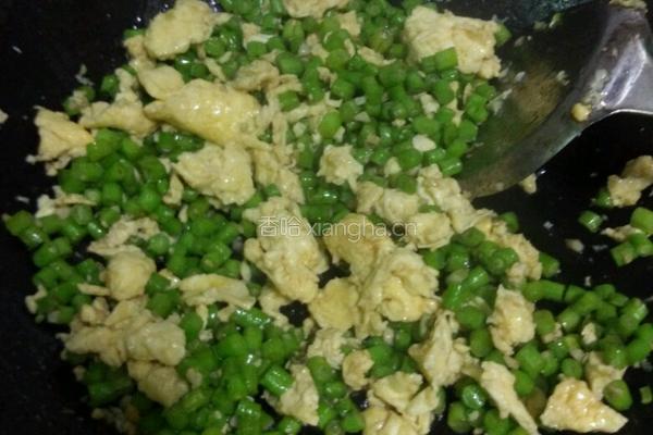 豆角炒鸡蛋的做法图解7