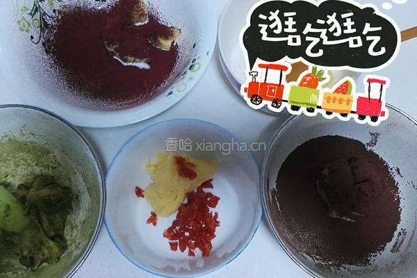 四色饼干的做法图解7