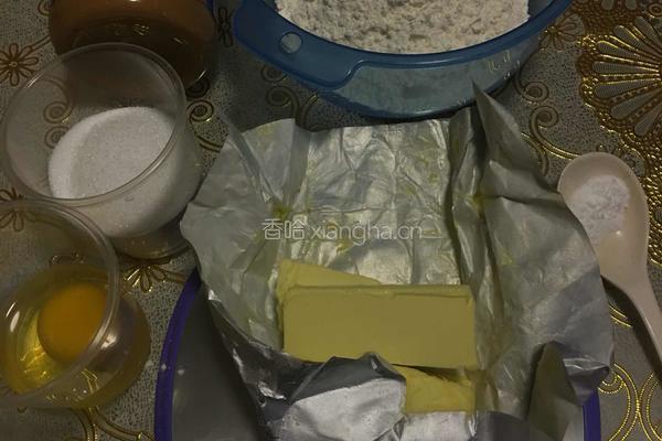 花生酱饼干的做法图解1
