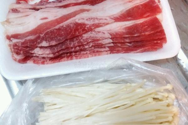 金菇肥牛卷的做法图解1