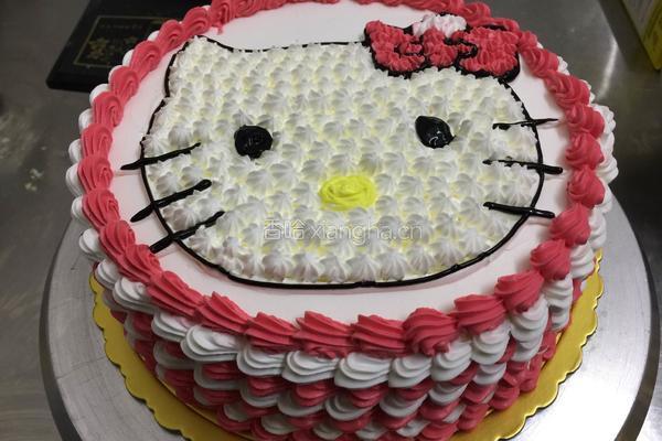 kitty猫蛋糕的做法图解10