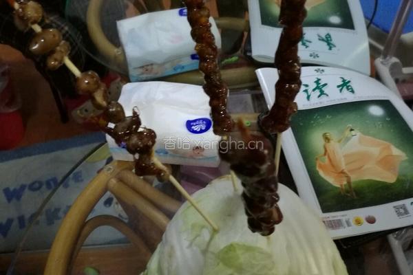 山药豆冰糖葫芦的做法图解6
