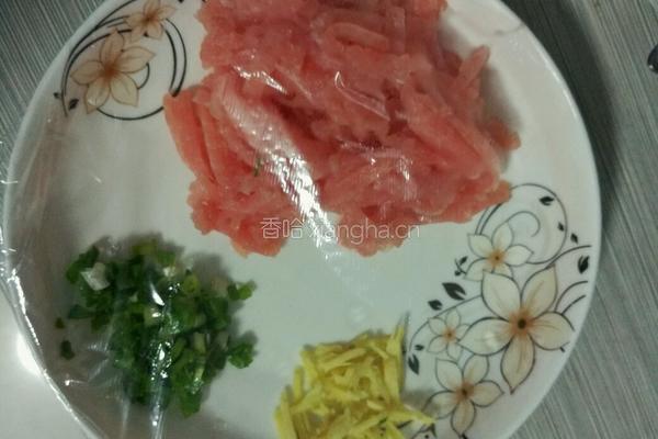 肉丝面的做法图解1