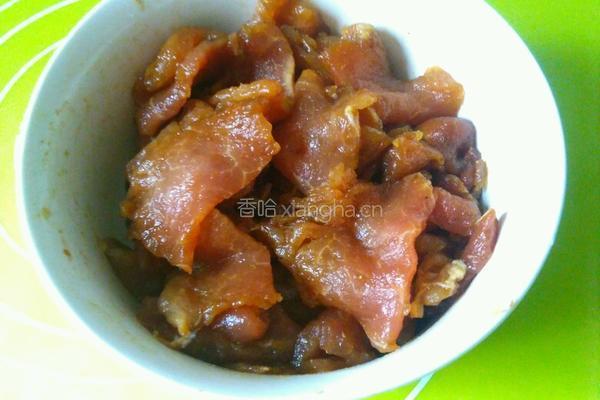 洋葱青椒里脊拌拉条子的做法图解6