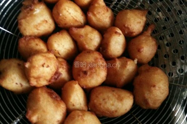 炸红薯丸子的做法图解6