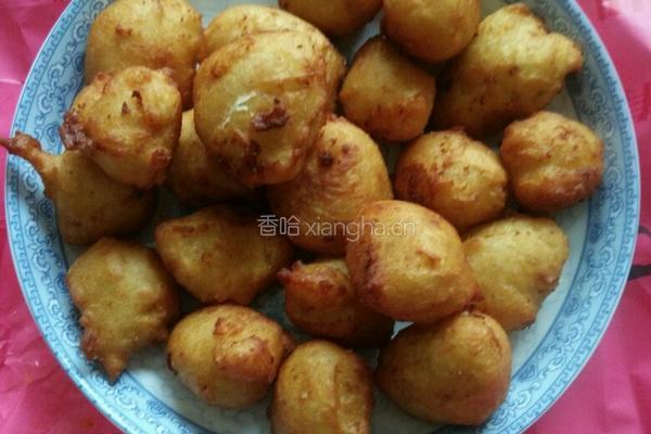炸红薯丸子的做法图解9