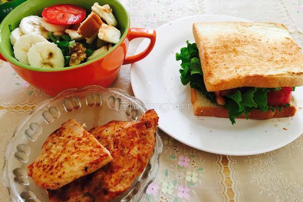 低脂自制汉堡~ 完美健身餐