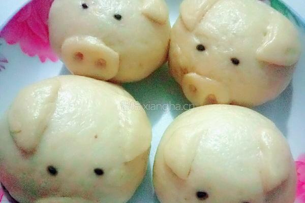 小猪奶黄包（纯手工）的做法图解10