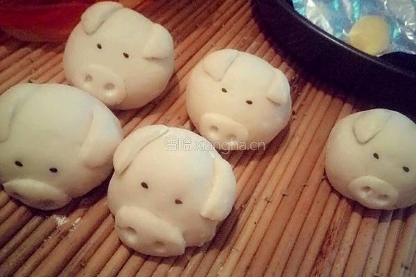小猪奶黄包（纯手工）的做法图解8