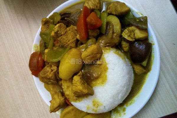 咖喱鸡肉饭