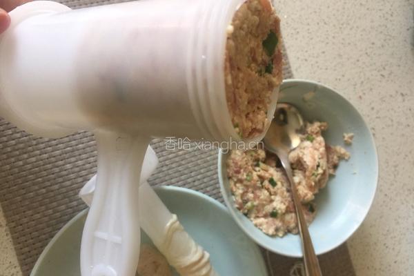 豆腐肉末香肠的做法图解5
