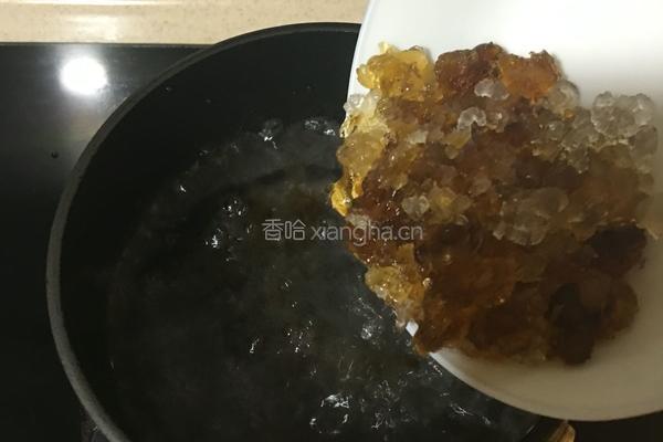 桃胶蛋花汤水的做法图解4
