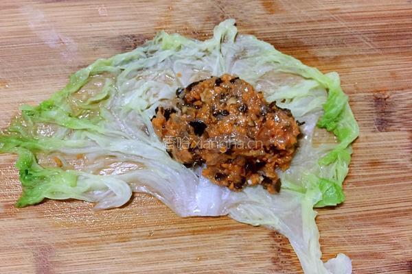 白菜包包的做法图解7