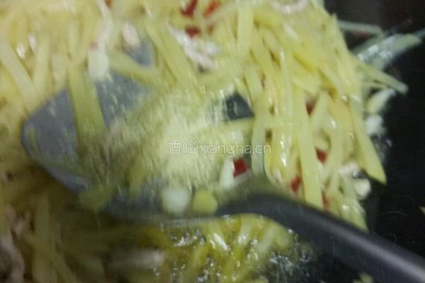 土豆炒肉丝的做法图解14