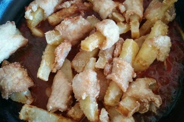 土豆炸里脊肉的做法图解6