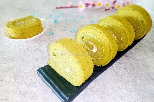 抹茶奶油蛋糕卷的做法图解22