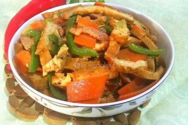 青椒油豆腐