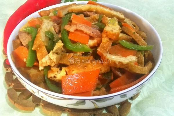 青椒油豆腐的做法图解7