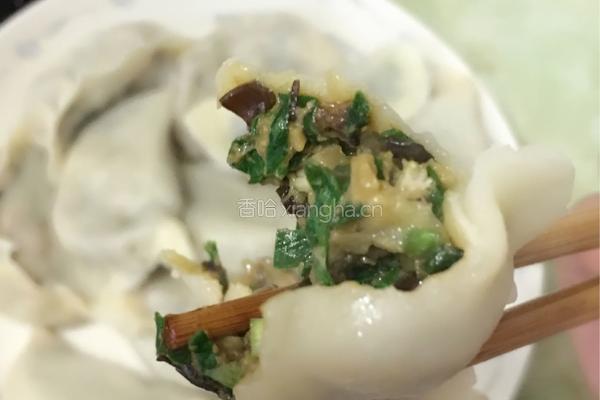 韭菜香菇木耳肉饺子的做法图解10