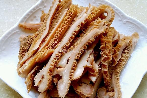 酱爆金钱肚的做法图解3