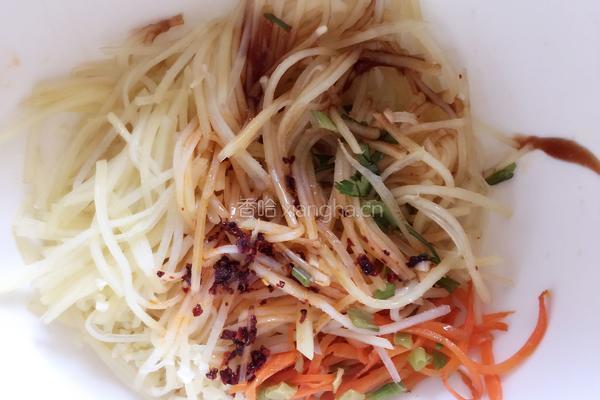 凉拌土豆丝的做法图解5