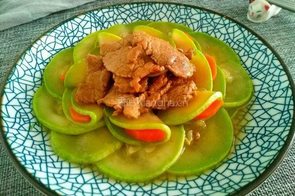 角瓜炒肉的做法图解11