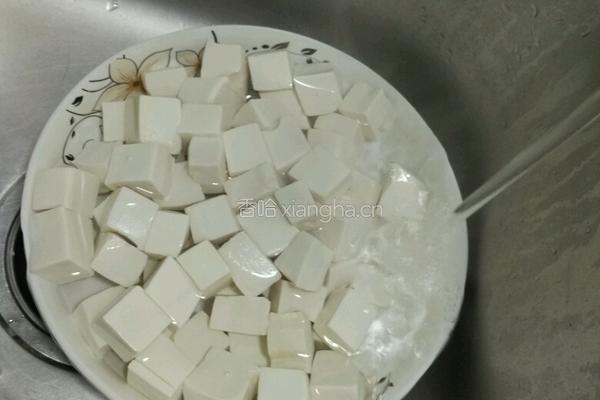 肉沫豆腐的做法图解2