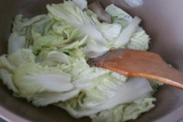 白菜炖豆腐的做法图解6