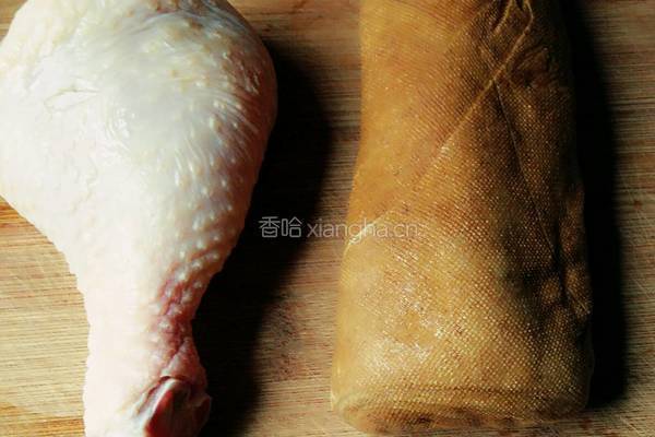 红烧五香素鸡的做法图解1
