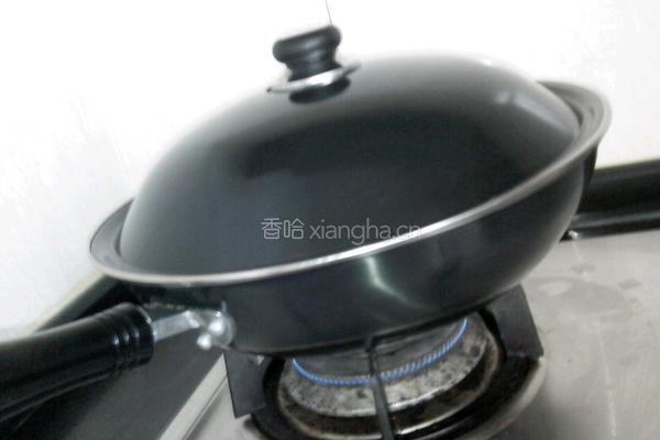 煤气灶炒锅米饭的做法图解5
