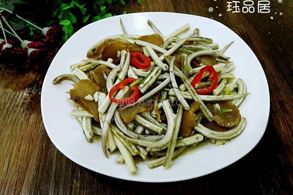 麻根鱼煮萝卜干