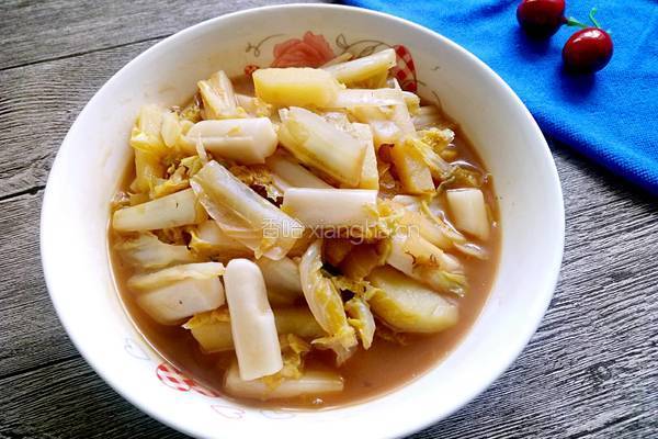 年糕土豆炖白菜的做法图解9