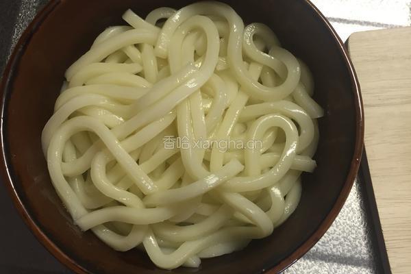 日系野菜乌冬面的做法图解3