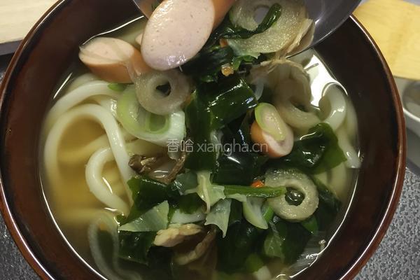 日系野菜乌冬面的做法图解7