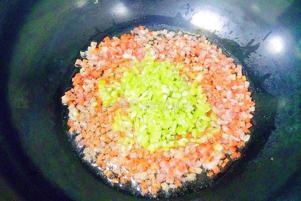 三丁炒饭的做法图解10