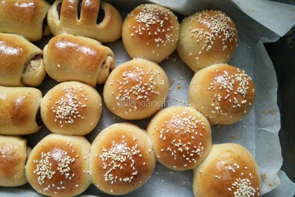全麦小面包(豆沙馅)的做法图解15