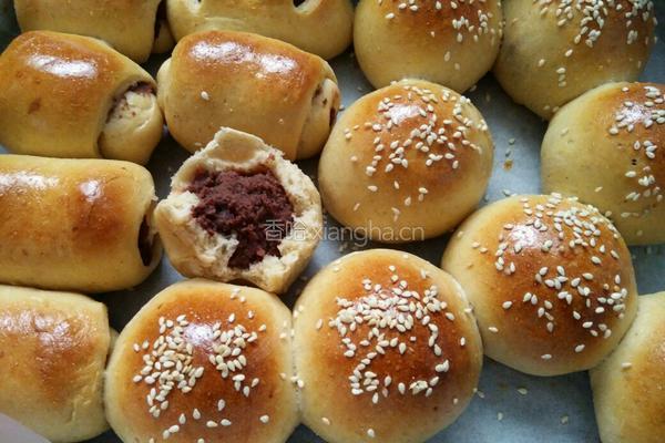 全麦小面包(豆沙馅)的做法图解16