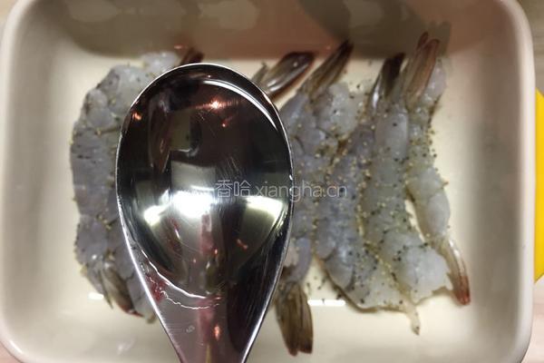无油炸虾的做法图解4