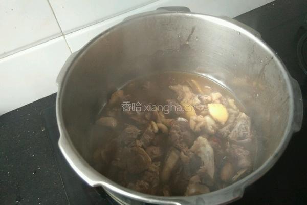红烧土鸭块的做法图解8
