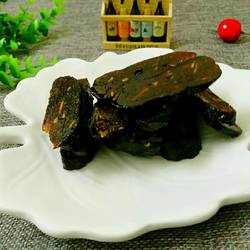 上饶小吃～煎南瓜干的做法[图]