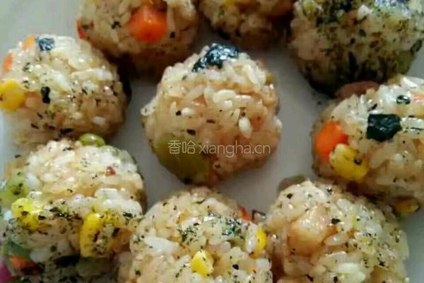 海苔饭团的做法图解3