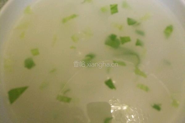 干贝生菜粥的做法图解6