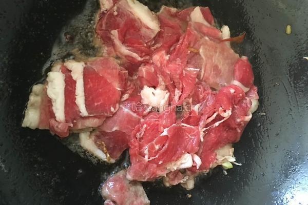 葱爆羊肉的做法图解3