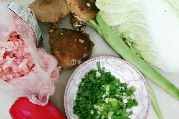 白菜包包的做法图解1