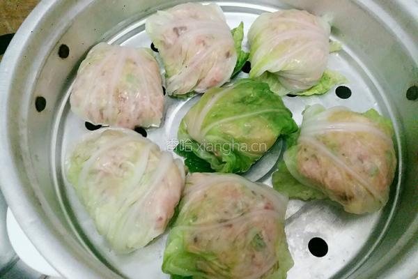 白菜包包的做法图解9