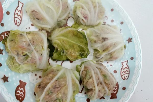 白菜包包的做法图解10