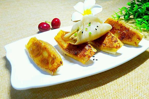 香菇鸡肉锅贴的做法图解16