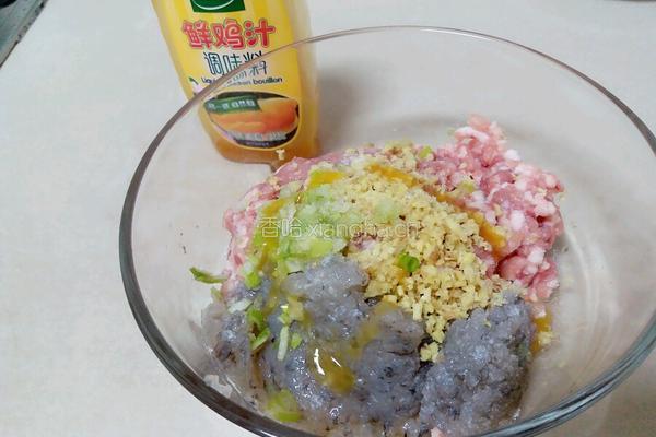 自制虾肉馄饨的做法图解3