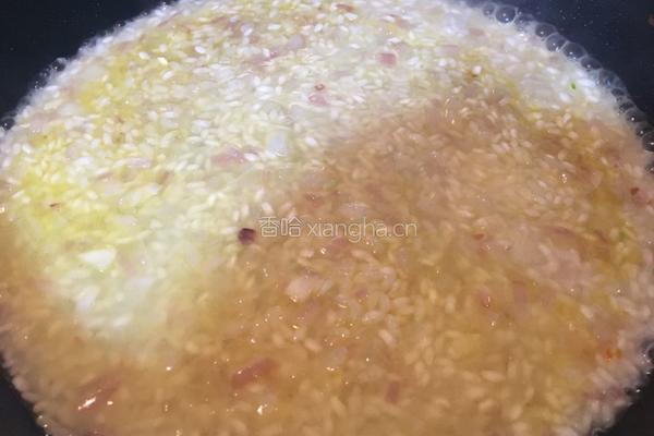 鲜虾芦笋意大利炖饭的做法图解10
