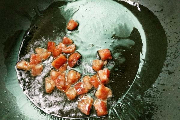 黄瓜玉米炒腊肠的做法图解4